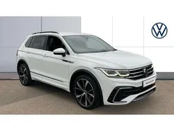 White Used 2022 VW Tiguan R-line SUV | £27,799 (Fair price)