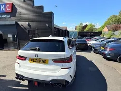 White Used 2021 BMW 330e M Sport Estate | £19,991 (Fair price)