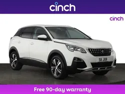 White Used 2019 Peugeot 3008 Allure SUV | £11,149 (Fair price)