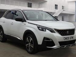 White Used 2018 Peugeot 3008 GT-line Hatchback | £8,299 (Fair price)