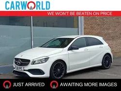 White Used 2018 Mercedes A160 AMG line Hatchback | £11,700 (Fair price)