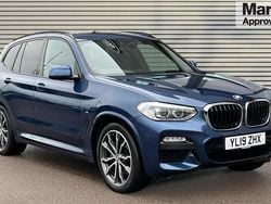 Blue Used 2019 BMW X3 M Sport SUV | £25,988 (Good price)