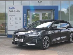 Black Used 2022 Ford Focus ST-Line Hatchback | £18,950 (Fair price)