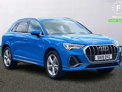 Blue Used 2019 Audi Q3 S-Line SUV | £19,499 (Good price)