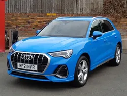Blue Used 2021 Audi Q3 S-Line SUV | £23,600 (Fair price)