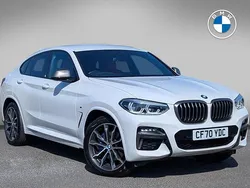 White Used 2020 BMW X4 M Sport SUV | £32,576 (Fair price)