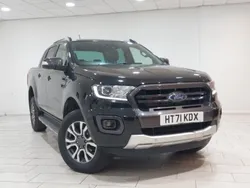 Black Used 2022 Ford Ranger Wildtrack Pickup | £20,998 (Good price)