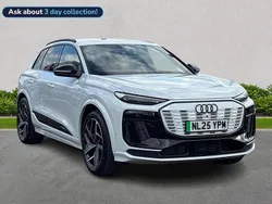 White Used 2025 Audi Q6 e-tron Performance SUV | £59,999 (Fair price)