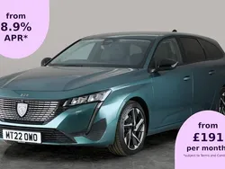 Blue Used 2022 Peugeot 308 Allure Premium Estate | £14,054 (Good price)