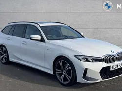White Used 2024 BMW 320 M Sport Estate | £31,422 (Fair price)