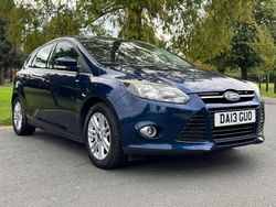 Blue Used 2013 Ford Focus Titanium Hatchback | £5,795 (Fair price)