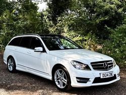 White Used 2014 Mercedes C220 Sport Edition Estate | £6,495 (Super price)