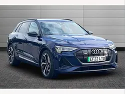 Blue Used 2022 Audi e-tron Black Edition SUV | £27,990 (Fair price)
