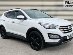 White Used 2015 Hyundai Santa Fe Premium SE SUV | £14,334 (A bit pricey)