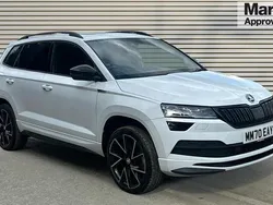 White Used 2020 Skoda Karoq SportLine SUV | £20,993 (A bit pricey)