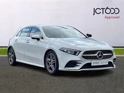 White Used 2019 Mercedes A200 AMG Line Premium Hatchback | £18,414 (Fair price)