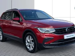 Red Used 2022 VW Tiguan Life SUV | £19,485 (Fair price)