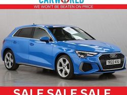 Blue Used 2022 Audi A3 Sportback e-tron S-Line Hatchback | £13,700 (Fair price)