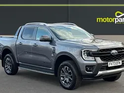 Grey metallic Used 2023 Ford Ranger Wildtrack Pickup | £38,400 (Fair price)