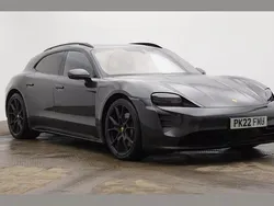 Volcano grey Used 2022 Porsche Taycan Performance Package Sedan | £62,495 (Good price)