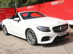 White Used 2020 Mercedes E350 AMG line Cabriolet | £30,295 (Fair price)