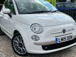 White Used 2015 Fiat 500 Lounge Hatchback | £4,995 (Good price)