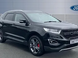 Black Used 2017 Ford Edge Titanium SUV | £14,555 (Good price)