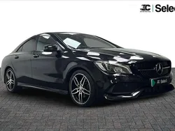 Black Used 2017 Mercedes CLA200 AMG line Coupe | £13,800 (Fair price)