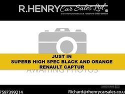 Black/orange Used 2014 Renault Captur Dynamique SUV | £5,295 (Fair price)