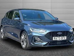 Chrome blue Used 2024 Ford Focus ST-Line X Hatchback | £19,750 (Fair price)