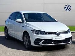White Used 2022 VW Polo R-line Hatchback | £16,447 (Fair price)