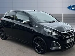 Black Used 2019 Peugeot 108 Collection Hatchback | £7,784 (Fair price)