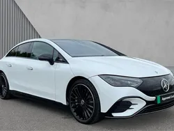 White Used 2025 Mercedes EQE350 AMG line Sedan | £58,890 (Super price)