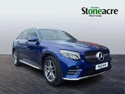 Blue Used 2017 Mercedes GLC220 AMG line SUV | £19,995 (Fair price)