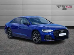 Blue Used 2023 Audi A8 Black Edition Sedan | £51,495 (Fair price)