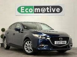 Blue Used 2017 Mazda 3 Hatchback | £9,995 (Fair price)