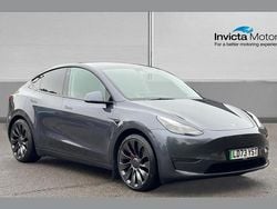 Grey Used 2023 Tesla Model Y Performance SUV | £35,500 (Fair price)