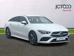 White Used 2020 Mercedes CLA180 AMG line Sedan | £20,500 (Super price)