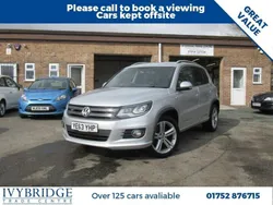 Silver Used 2013 VW Tiguan R-line SUV | £5,995 (Fair price)