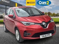 Red Used 2021 Renault Zoe Iconic Hatchback | £9,750 (Good price)