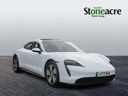 White Used 2021 Porsche Taycan Performance Package Sedan | £45,995 (Super price)