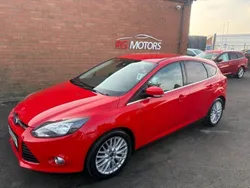 Red Used 2014 Ford Focus Zetec Hatchback | £3,495 (Fair price)