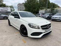 White Used 2017 Mercedes A160 AMG line Hatchback | £10,999 (Fair price)
