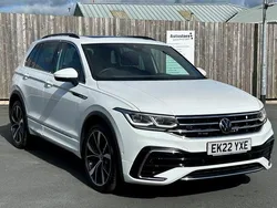 White Used 2022 VW Tiguan R-line SUV | £29,995 (Expensive)