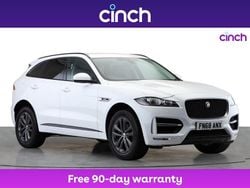 White Used 2018 Jaguar F-Pace R-Sport SUV | £19,349 (Fair price)
