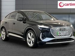 Black Used 2022 Audi Q4 Sportback e-tron S-Line SUV | £23,990