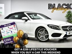 White Used 2017 Mercedes C250 AMG line Cabriolet | £16,495 (Good price)