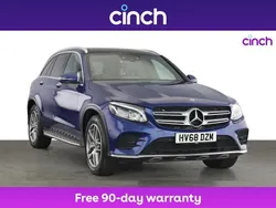 Blue Used 2018 Mercedes GLC220 AMG line SUV | £21,499 (Expensive)