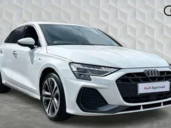White Used 2025 Audi A3 e-tron S-Line Hatchback | £32,500 (Expensive)