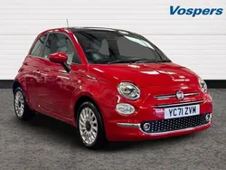 Silver Used 2021 Fiat 500 Dolcevita Hatchback | £10,190 (Fair price)